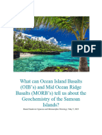 Ut The Geochemistry of The Samoan Islands - Daniel Sandoval