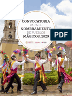 Convocatoria Pueblos Magicos 2020