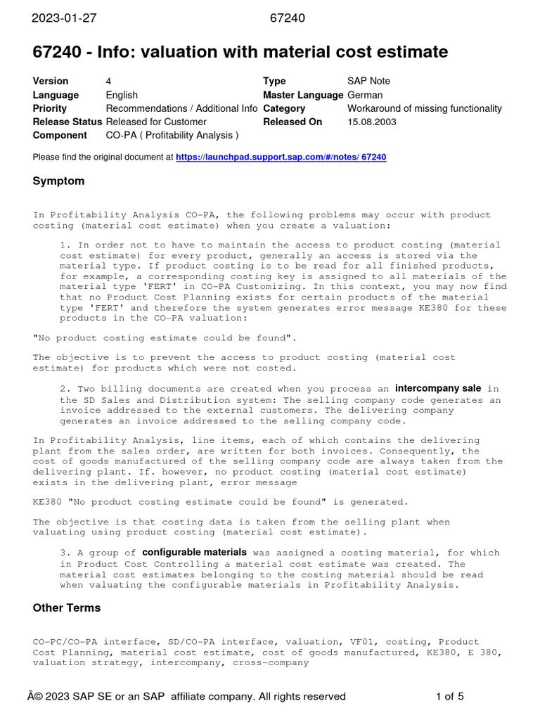 info-valuation-with-material-cost-estimate-symptom-pdf-valuation