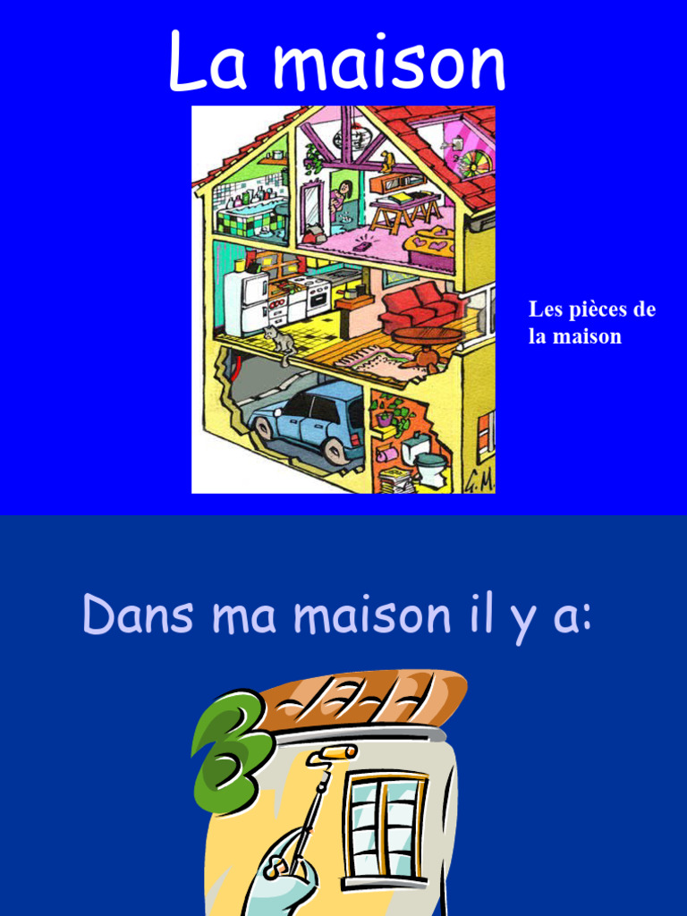 Pièces de la maison en français | PDF | Vie domestique | Arts ménagers
