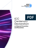ICC Declaration On Dispute Prevention and Resolution