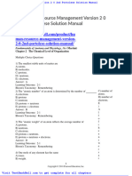 Human Resource Management Version 2 0 2nd Portolese Solution Manual
