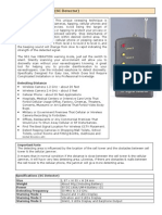 Detect Hidden Cameras and Cell Phones with SC Detector