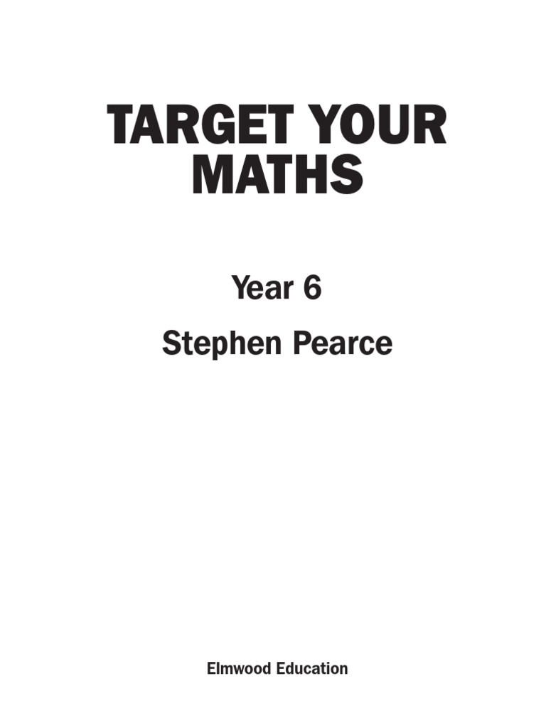 Target Your Maths Year 6.compressed | PDF | Area | Multiplication