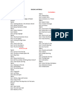 List of Ielts Reading Materials PDF Free