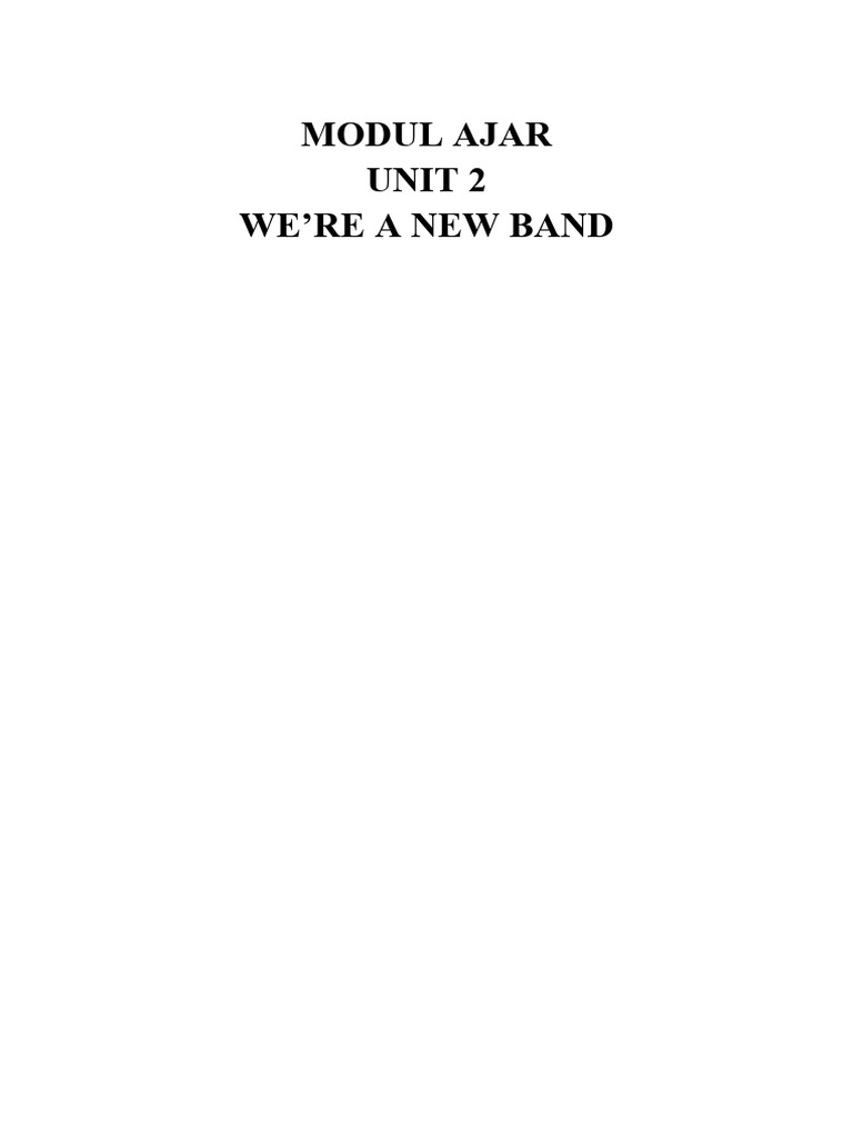 Modul B.Inggris Fase D Bab 2 | PDF