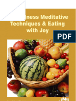 Mindfulness Meditative Techniques & Eating with Joy Kabbalistic & Hasidic Perspectives