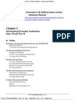 International Economics 6th Edition James Gerber Solutions Manual