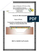 Bill of Quantities