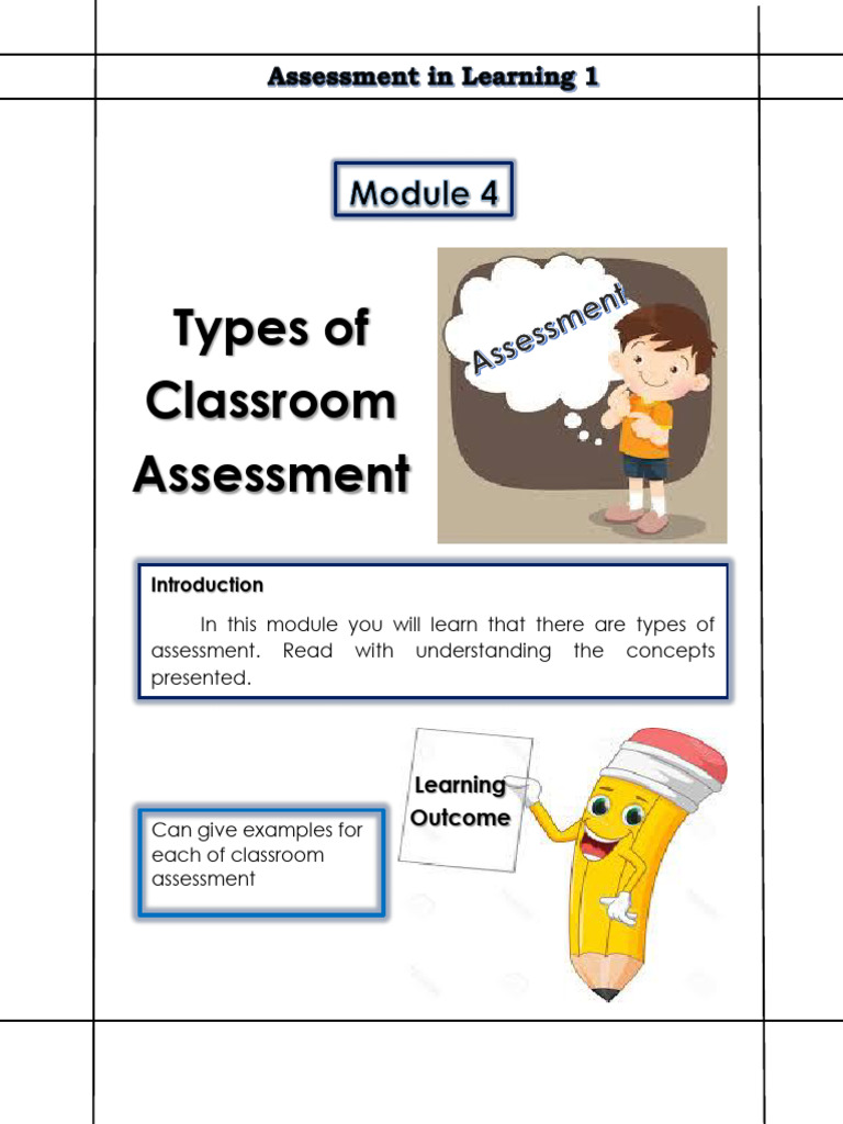 Module 4 | PDF | Educational Assessment | Learning