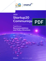 Startup 20 Communiqué