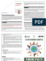 Tema 1 - Los Fundamentos de Las Misiones