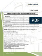 Ficha Tecnica Dielectrico Ecologico Dielectric 23