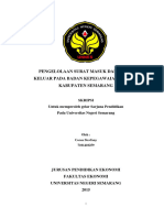 Pengelolaan Surat Masuk Dan Surat Keluar Pada Badan Kepegawaian Daerah Kabupaten Semarang
