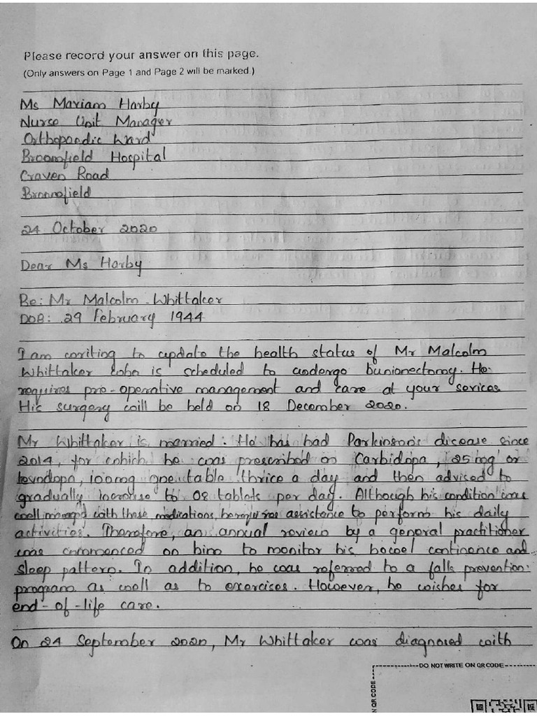 Mr malcolm whittaker pdf