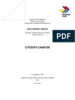 Revised Citizen's Charter - With Updated Person Responsible