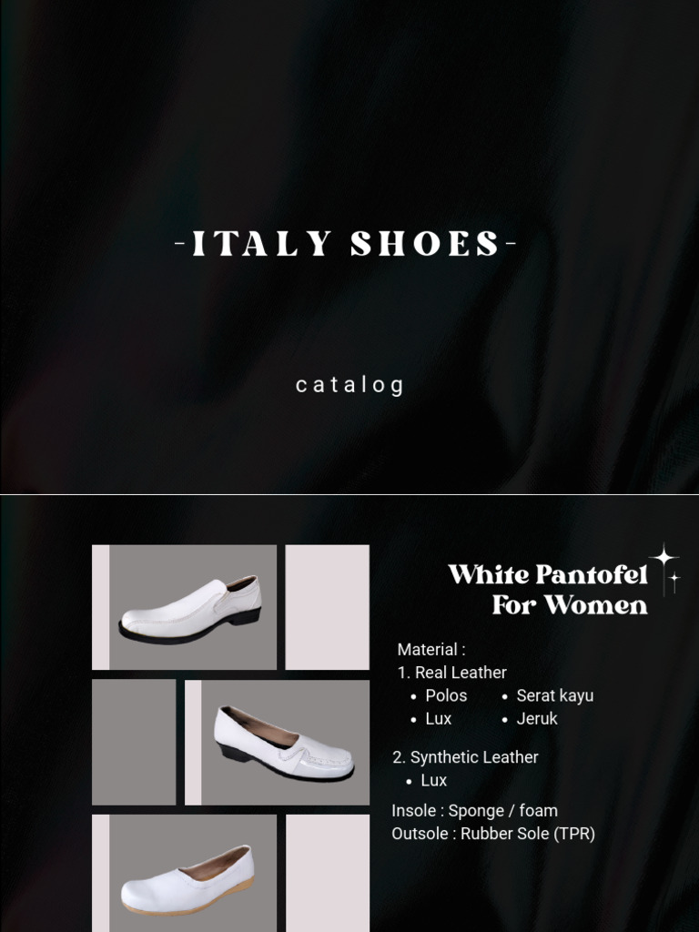 Italy Shoes Catalog PDF