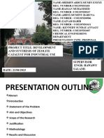 PROJECT GROUP-zeolite Powerpoint
