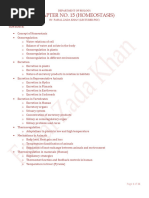 Chapter No. 15 - Homeostasis (By Faisal Zada Khan)