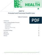 Final - Health 8.5 - Prenatal and Postnatal Health Care, 1 Lesson