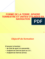 01 Forme de La Terre, Sphere Terrestre Et Unites Utilisees en Navigation