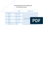 Jadwal Praktek Dokter Umum Dan Dokter Gigi