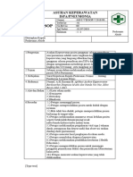 SOP Asuhan Keperawatan ISPA Pneumonia