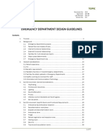 Emergency Department Design Guidelines