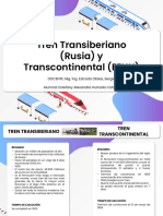 Tren Transiberiano y Transcontinental