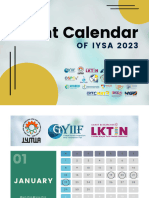 Kalender Event IYSA 2023