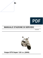 2009 Vespa Gts Super 125 Ie Service Manual