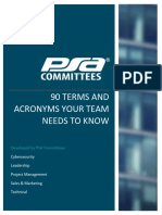 90 Terms and Acronyms Your Team Needs To Know PSA Committees