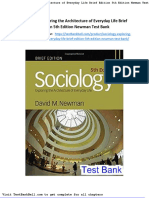 Sociology Exploring The Architecture of Everyday Life Brief Edition 5th Edition Newman Test Bank