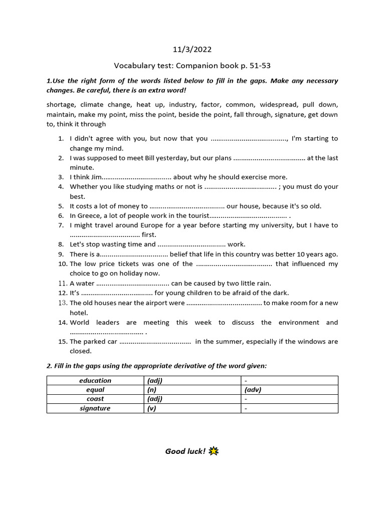 CAMBRIDGE EXAM B2 VOCABULARY LIST visual data 7