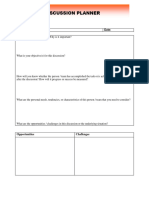 Discussion Planner 2