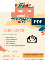 Complaint Emails