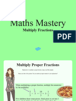 T2 M 1747 Year 5 Fractions and Decimals Multiply Fractions Maths Mastery Activities PowerPoint