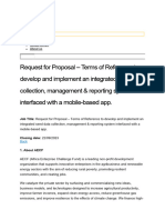 RFP Requirement