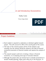 EC4051 Project and Introductory Econometrics: Dudley Cooke