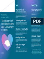Blue and Purple Mental Health Modern User Information Brochure