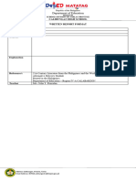 Written Report Format