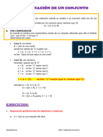 Determinación de Un Conjunto - Refuerzo 5to de Primaria