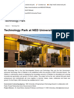 Technology Park - NED University of Engineering & Technology