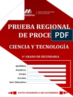 PRUEBA - 4º - SECUNDARIA - CIENCIA Y TECNOLOGÍA - PROCESO - Unlocked