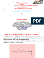 BT 204 Bcem Centroid Centre of Gravity and Moment of Inertia Part 1 Theory A 1 A 4