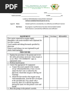 Suctioning Procedure Checklist | PDF | Cardiopulmonary Resuscitation ...