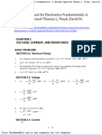 Solution Manual For Electronics Fundamentals A Systems Approach Thomas L Floyd David M Buchla