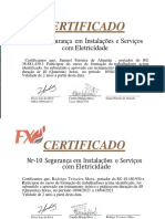 Certificados NR 10 Samuel