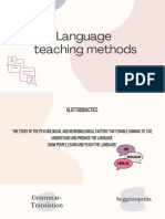 Language Teaching Methods