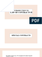 Introduction To Law of Contracts II